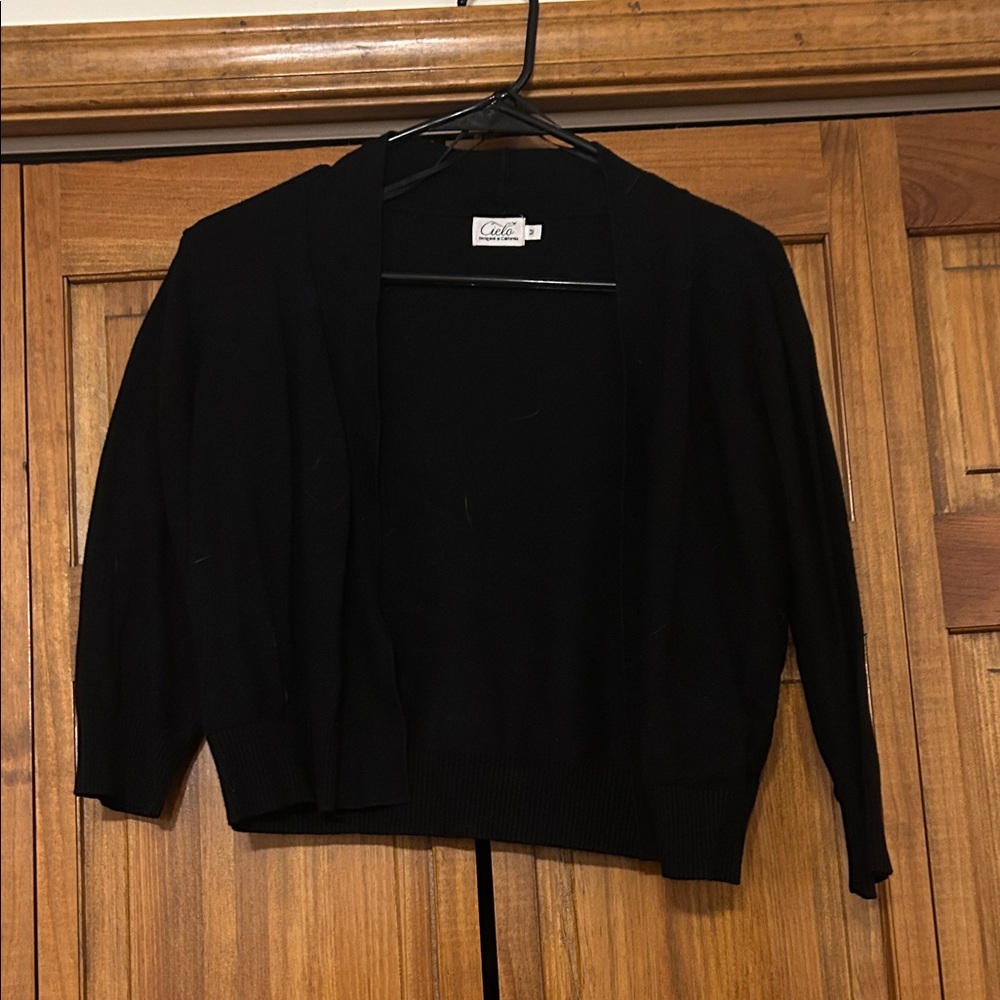 Cielo Women's Elegant Black Cardigan